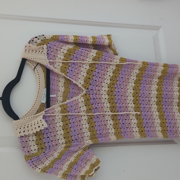 Sandro retro striped dress nwt - Picture 1 of 3